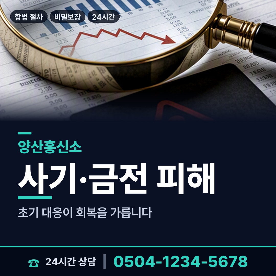 양산 중앙동 합법흥신소 상담 안내